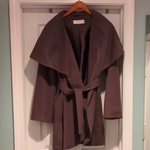 Chic Cocoa Belted Coat